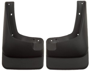 Ford F-350 Super Duty Mud Guards - Front - Husky Liners - Custom-Molded, FormFit Design - Paintable Matte - `99-`07